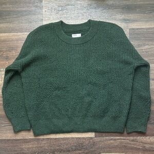 Sonoma Forest Green Knit Pullover Sweater Large